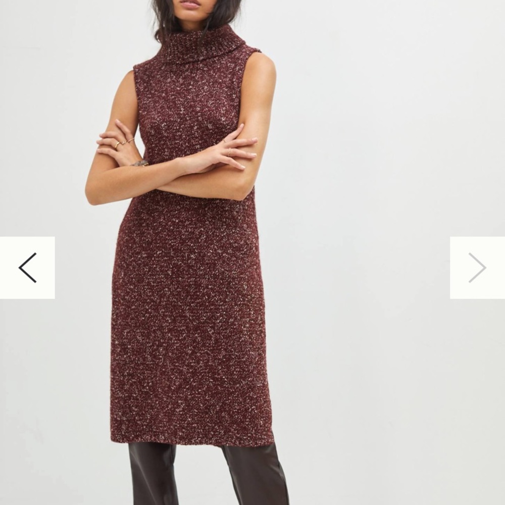 BNWT Anthropologie Flowy Maxi Tunic Sweater